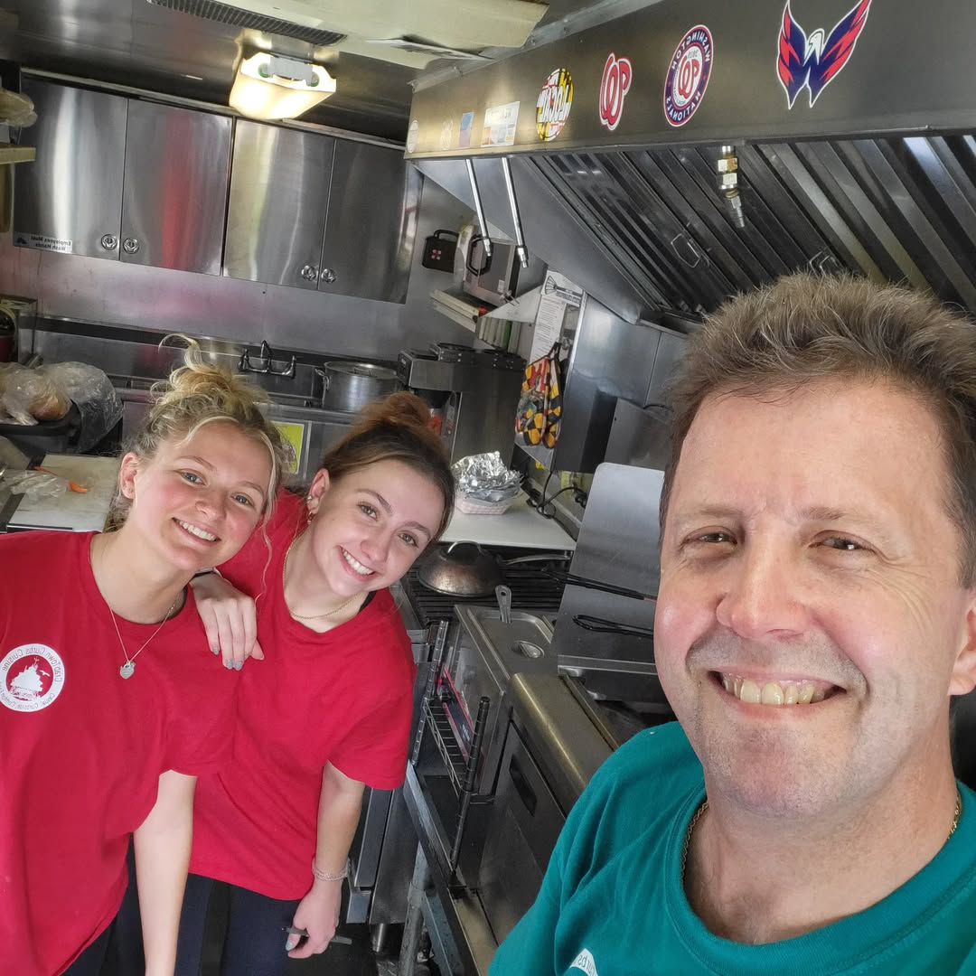 Picture of the crabtowncurbs team working on truck.